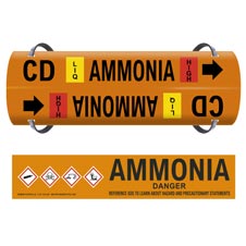 Ammonia Pipe Markers