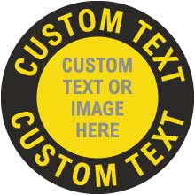 Custom Safety Floor Sign