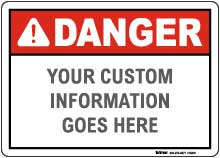 Custom ANSI Sign