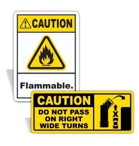 Caution Safety Labels