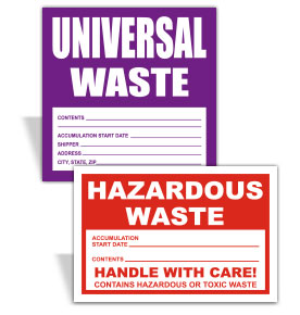 Hazardous Waste Labels