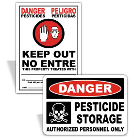 Pesticide Signs