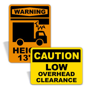 Clearance Signs