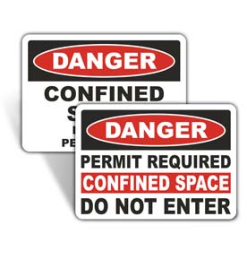 Confined Space Signs