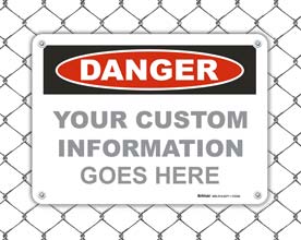 Custom OSHA Sign