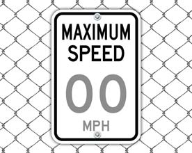 Custom Speed Limit Signs