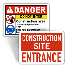Construction Entrance Signs