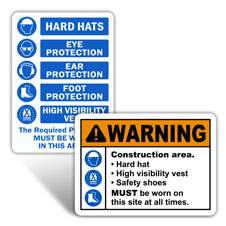 Construction PPE Signs