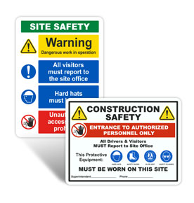 Construction Site Signs