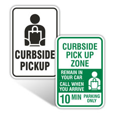 Curbside Pickup Signs