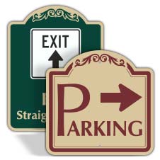 Decorative Parking Lot Signs