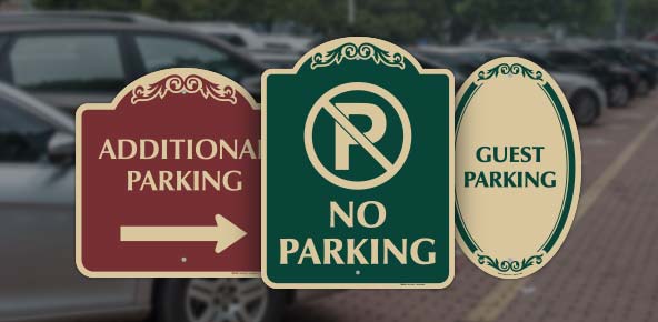 Decorative Parking Signs
