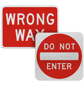 Do Not Enter Signs