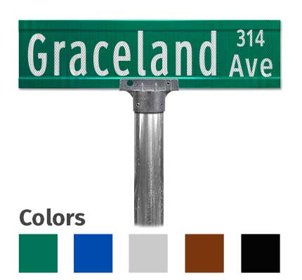 Extruded Blade with both, Suffix and Street Number.