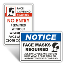 Wear Face Mask Signs