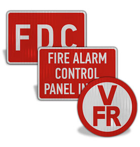 Fire Department Signs