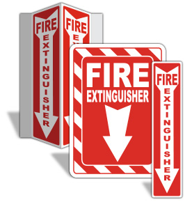 Fire Extinguisher Signs & Labels