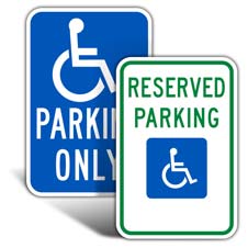 ADA Handicapped Parking Signs