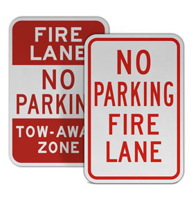 Fire Lane Signs