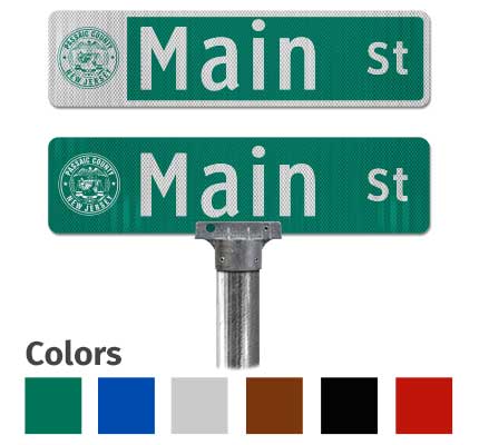 Flat Blade Sign with Image Upload