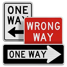 One Way Signs