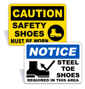 Foot Protection Signs