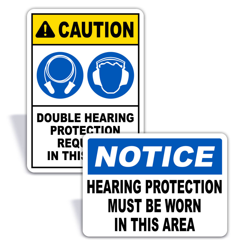 Hearing Protection Signs