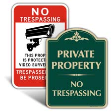 Property / Security Signs