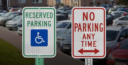Regulatory Parking Signs