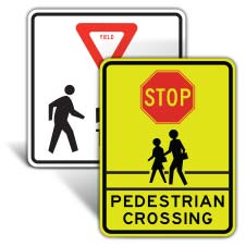 Pedestrian Crossing Signs