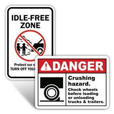 Truck Parking Signs