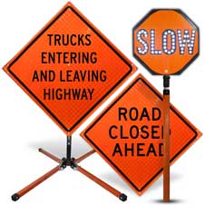 Road Work Signs