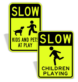 Kids at Play Signs