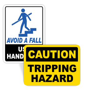 Slip and Trip Hazard Signs