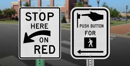Traffic Signal Signs