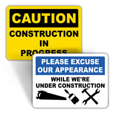 Under Construction Signs