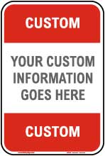 Custom Parking Sign