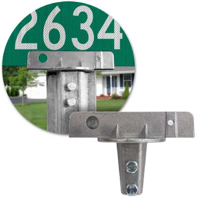 180 Degree U-Channel Post Sign Bracket