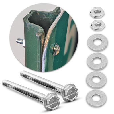Address Sign + U-Channel Post Mounting Hardware