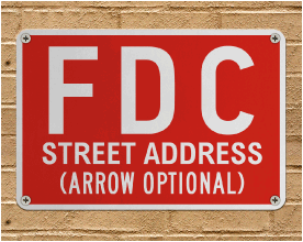 Custom FDC Signs