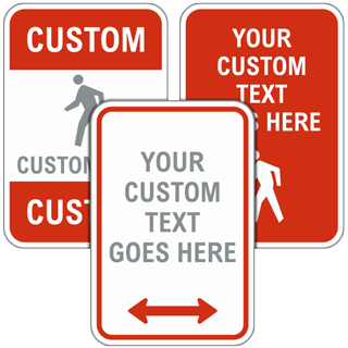 Blank Custom Parking Signs