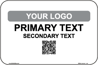 Blank Custom QR Code Sign