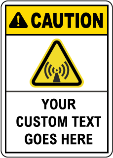 Custom Caution Safety Sign