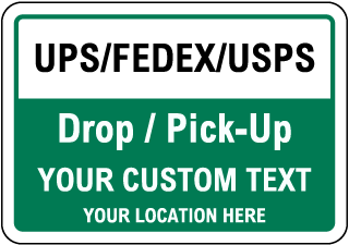 Custom Package Delivery Sign