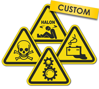 Custom ANSI / ISO Warning Symbol