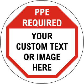 Custom Safety Floor Sign