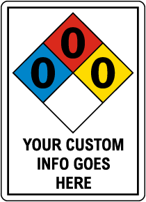 Custom NFPA Safety Sign