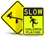 Children at Play Signs