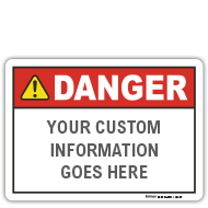 Custom ANSI Sign