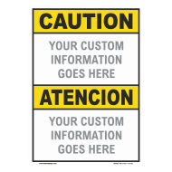 Bilingual ANSI Z535 & OSHA Headers